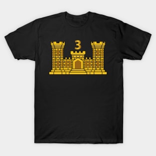 3rd Engineer Battalion w Number wo Txt T-Shirt